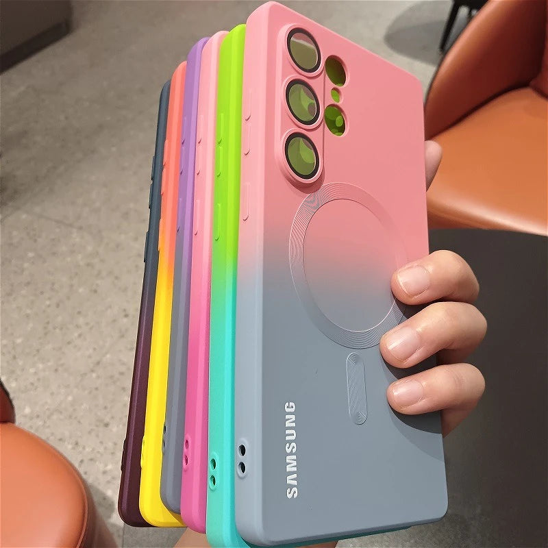 Zachte Siliconen Hoes voor Samsung Galaxy S26 S25 S24 S23 S22 S21 S20 Ultra Plus 5