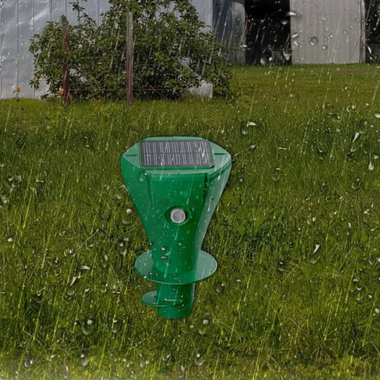 Zonne-energie Mollenverjager met Drie Trillingsmodi voor Tuin 5