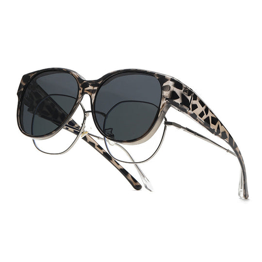 Zonnebril Dames Cat-Eye Stijl Voor Brildragers Met Gepolariseerde Lenzen 14