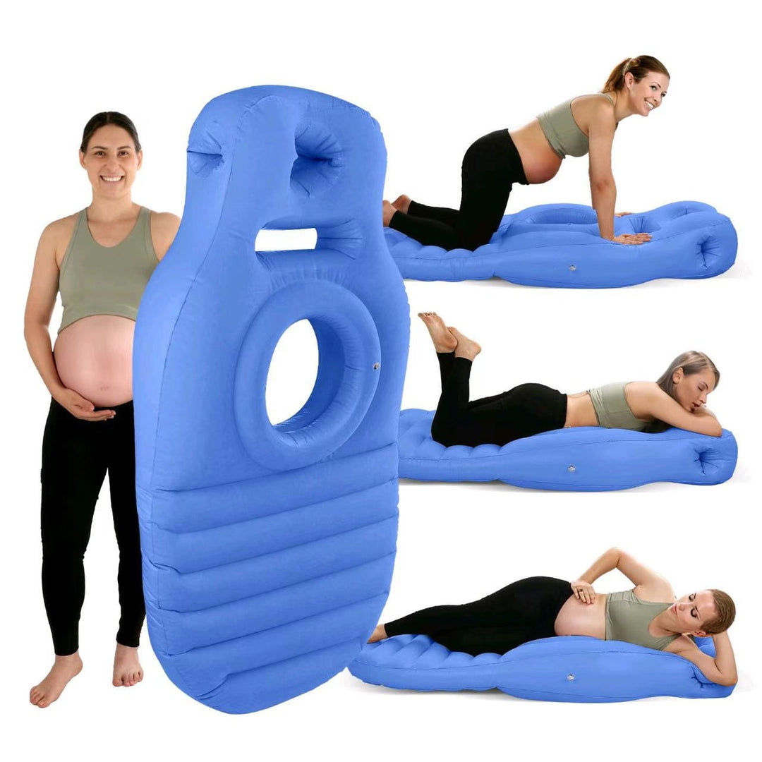 Zwangere Vrouwen Opblaasbaar Matras Ergonomisch Ontspanning 10