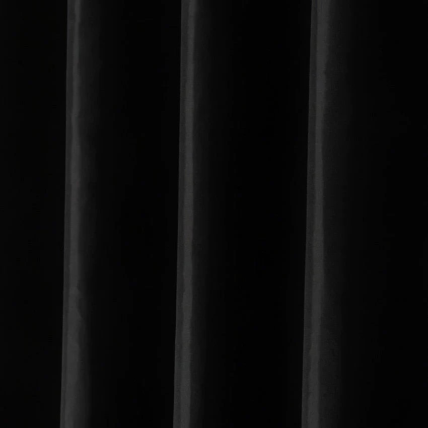 Zwart Douchegordijn Eenvoudig Design 3