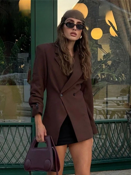 Dames Blazer met Omslagkraag