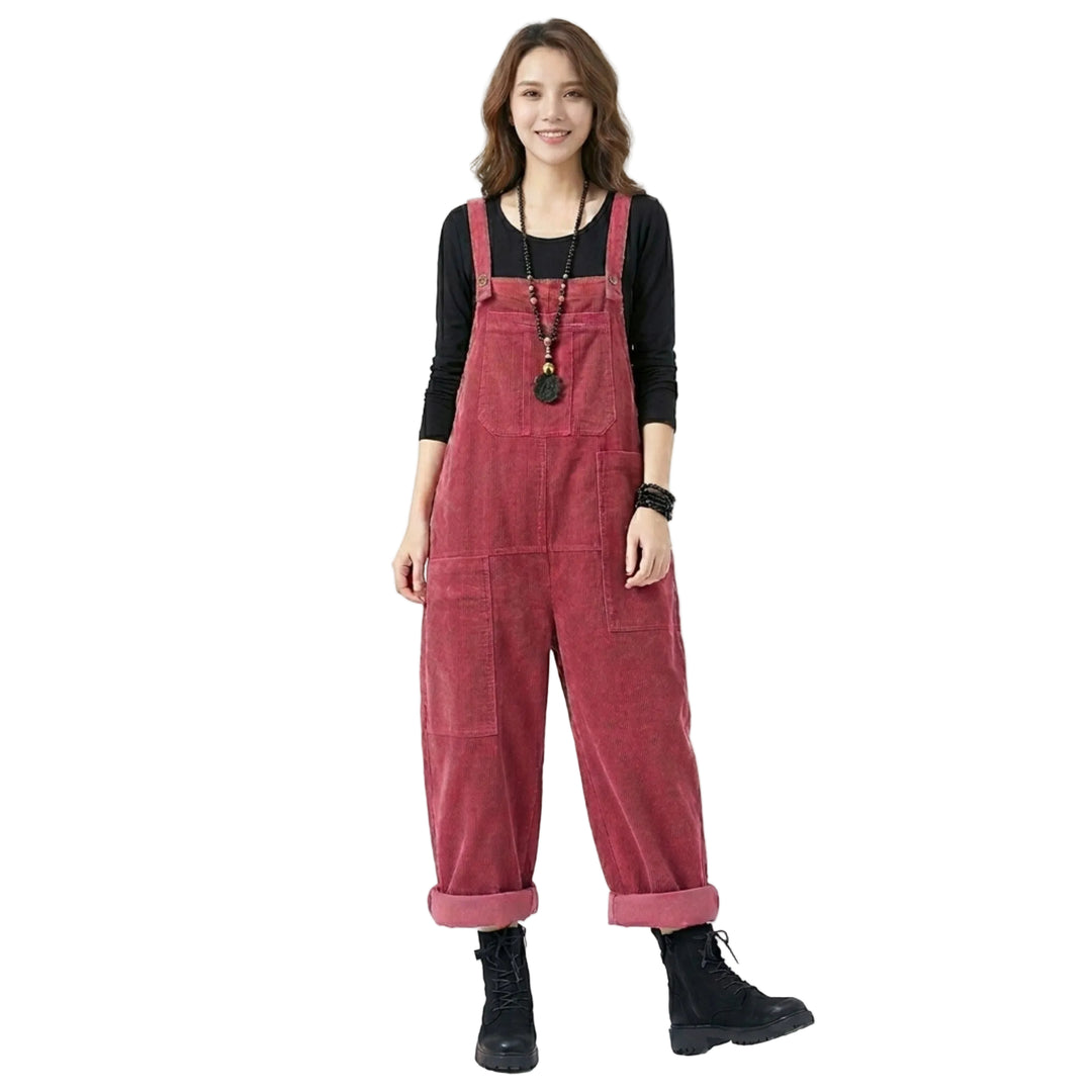 Corduroy jumpsuit voor dames