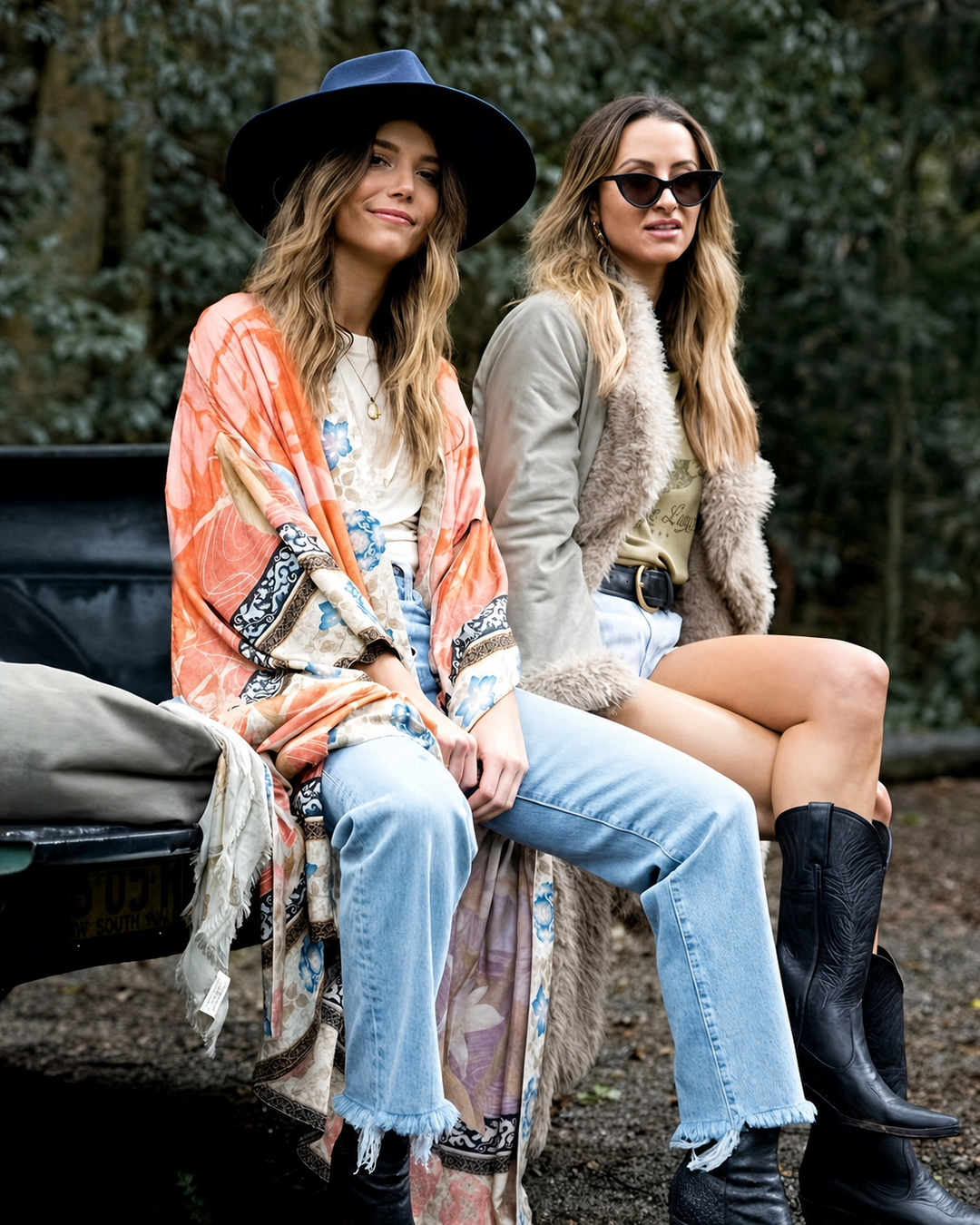 Dames Lange Kimono Bloemenprint Vloeiende Stijl