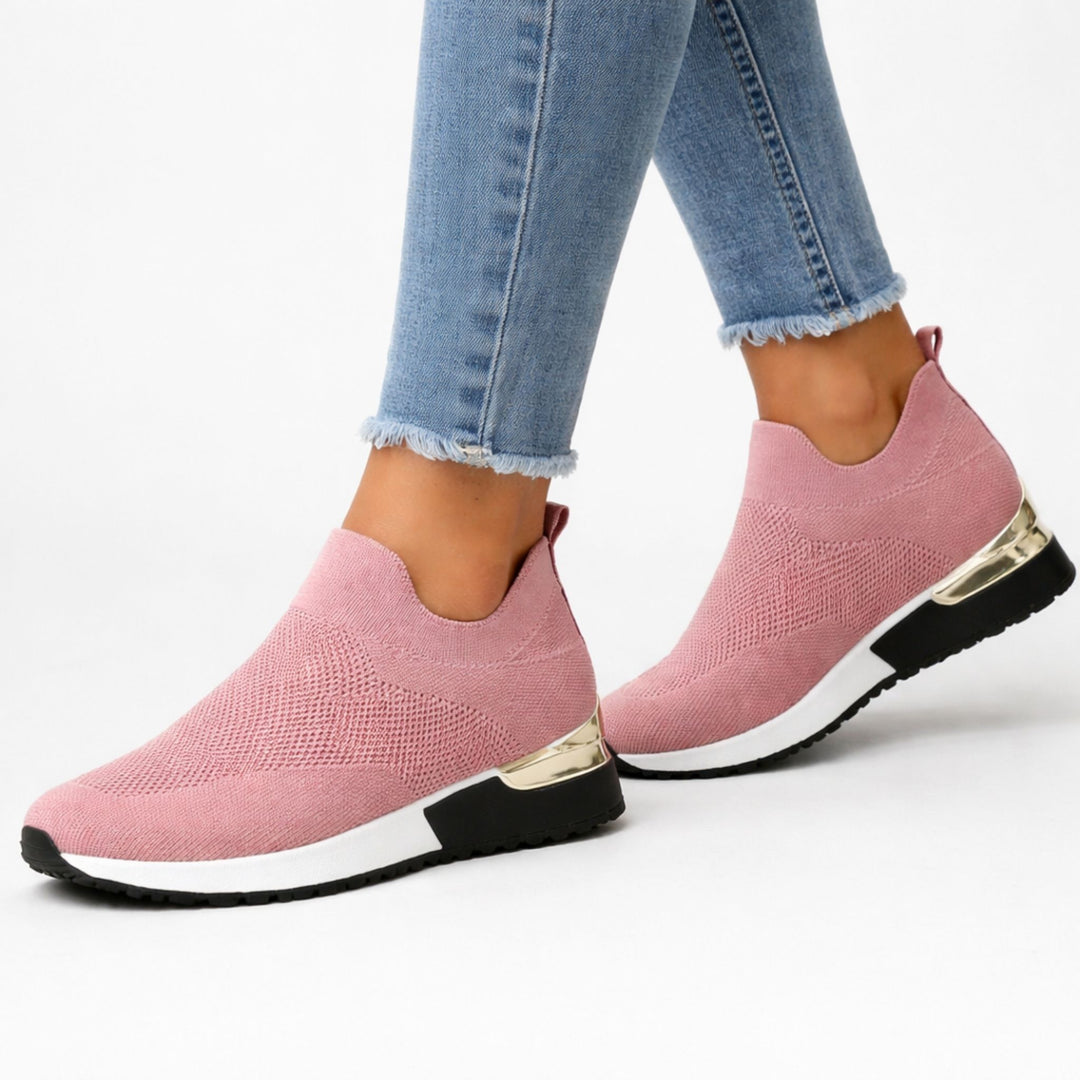Dames Sneakers Slip-On Modern met Comfortabel Gebreid Ontwerp