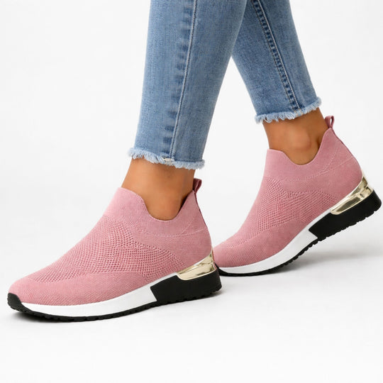 Dames Sneakers Slip-On Modern met Comfortabel Gebreid Ontwerp