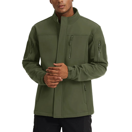 Heren winter fleece softshell jas