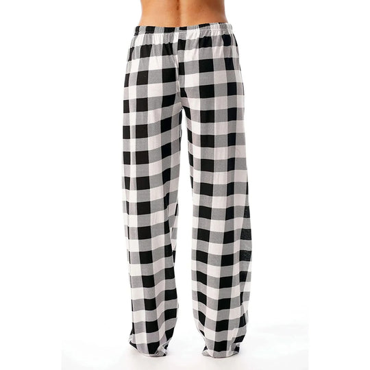 Geruite pyjama voor dames