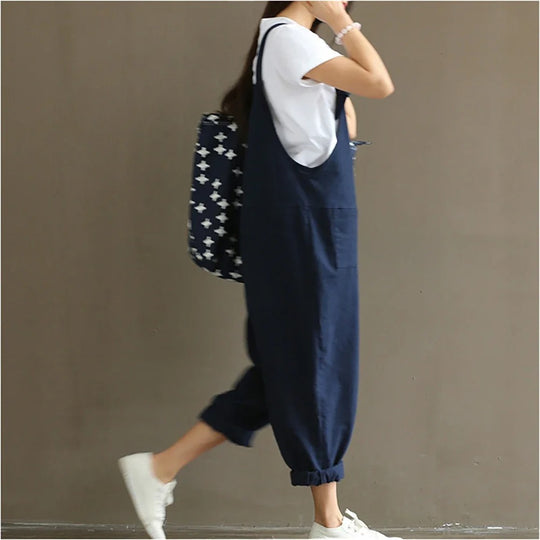 Losse casual harem jumpsuit voor dames