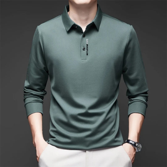 Heren casual shirt met lange mouwen