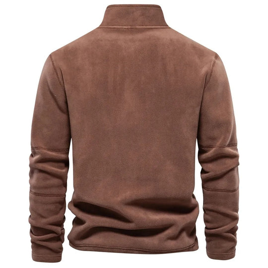 Warme fleece trui voor heren