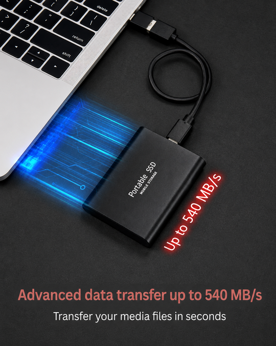 Externe SSD 128 TB Compact en Betrouwbaar met Hoge Overdrachtssnelheid