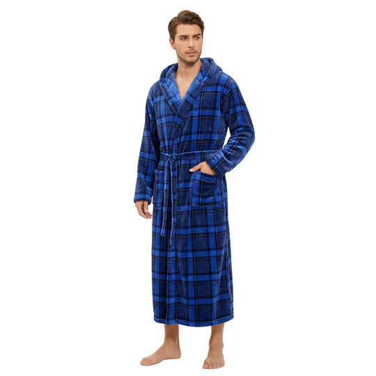 Heren Lange Badjas Fleece