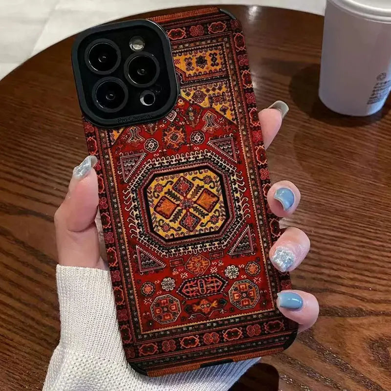 iPhone 17 Hoes met Perzisch Tapijt Patroon 2