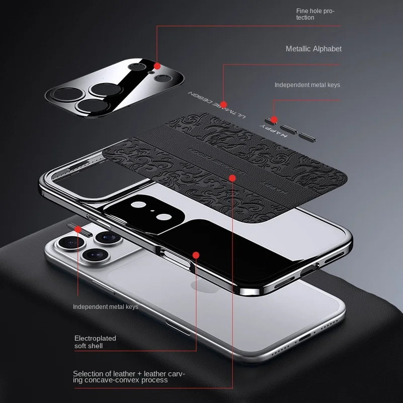 iPhone 17 Pro Max Hoesje met Gegraveerd Ontwerp 5