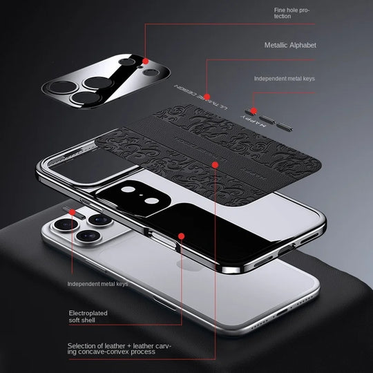 iPhone 17 Pro Max Hoesje met Gegraveerd Ontwerp 5