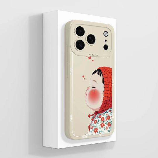 iPhone 17 Pro Max Telefoonhoesje Cartoon Panda Design 49