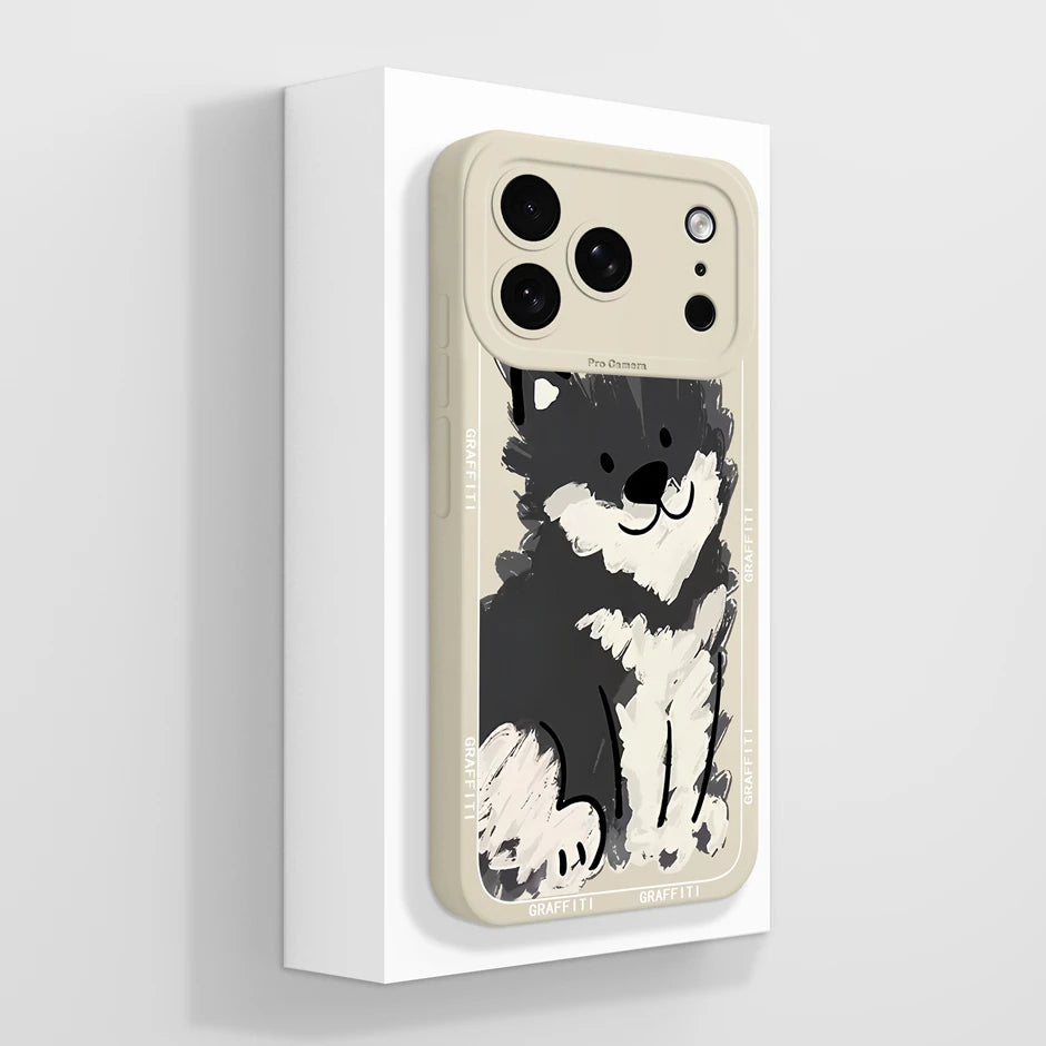 iPhone 17 Pro Max Telefoonhoesje Cartoon Panda Design 8