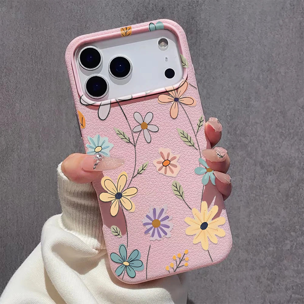 iPhone Hoes Retro Bloem Design 2