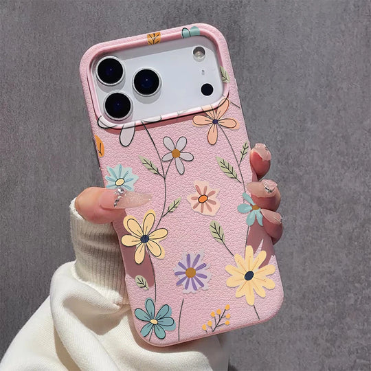 iPhone Hoes Retro Bloem Design 2