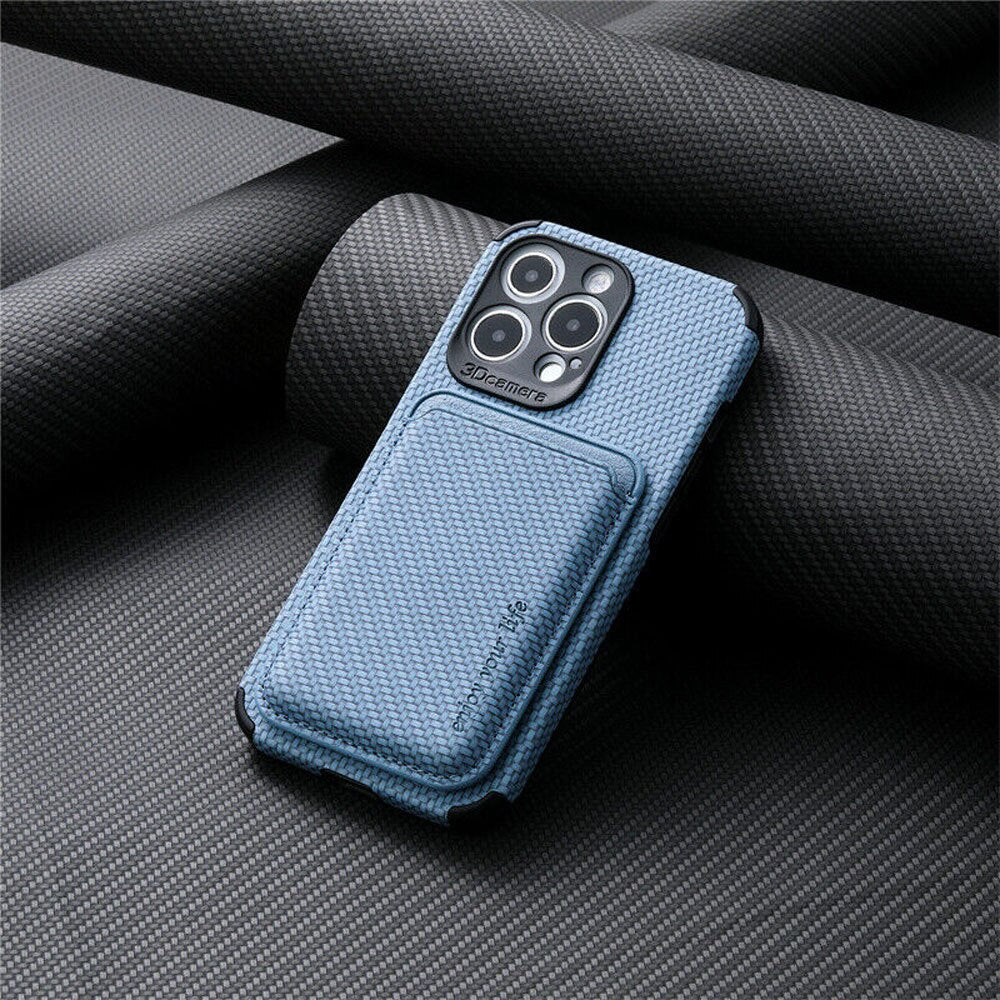 iPhone Hoes met Magnetische Kaarthouder Slank Ontwerp 7
