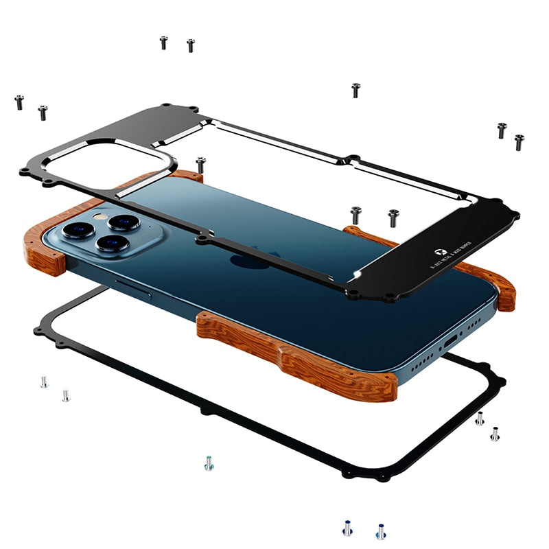 iPhone Hoesje Houten Design 3