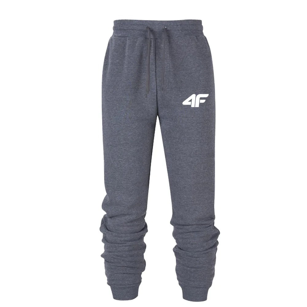 Heren fitness joggingbroek met print
