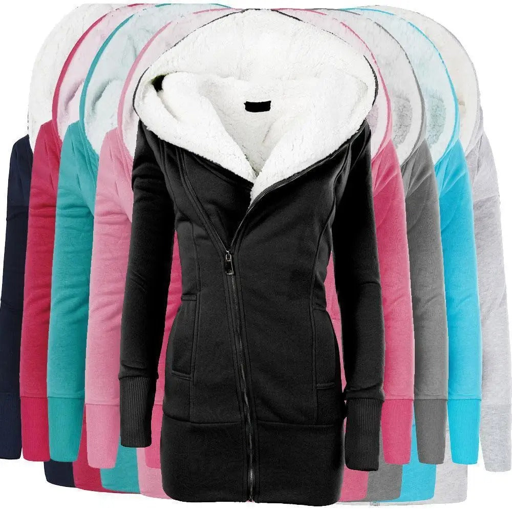 Fleecevest met capuchon voor dames