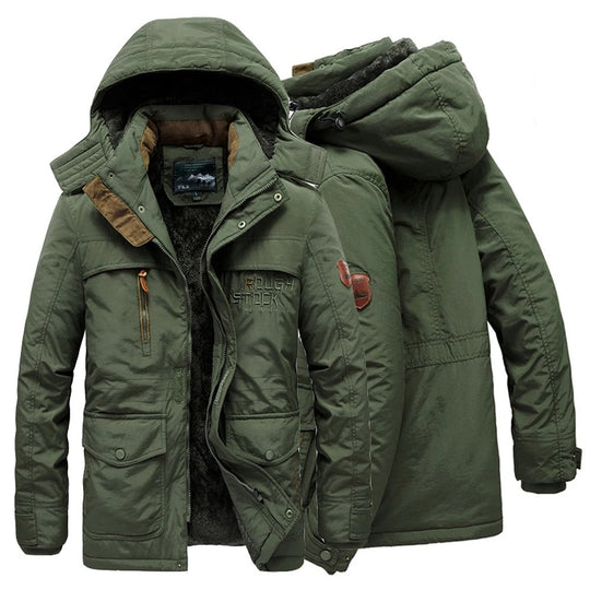 Heren Grote Maat Multi-pocket Jas