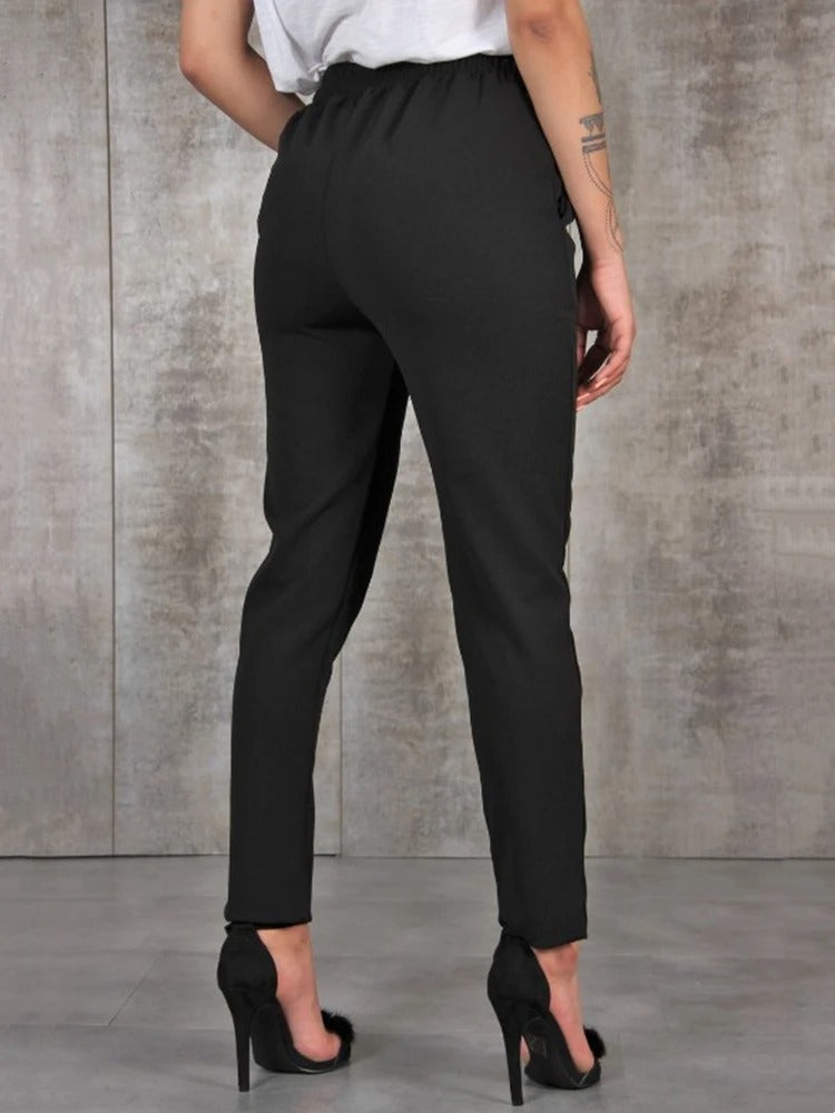 Slanke chiffon stijl damesbroek