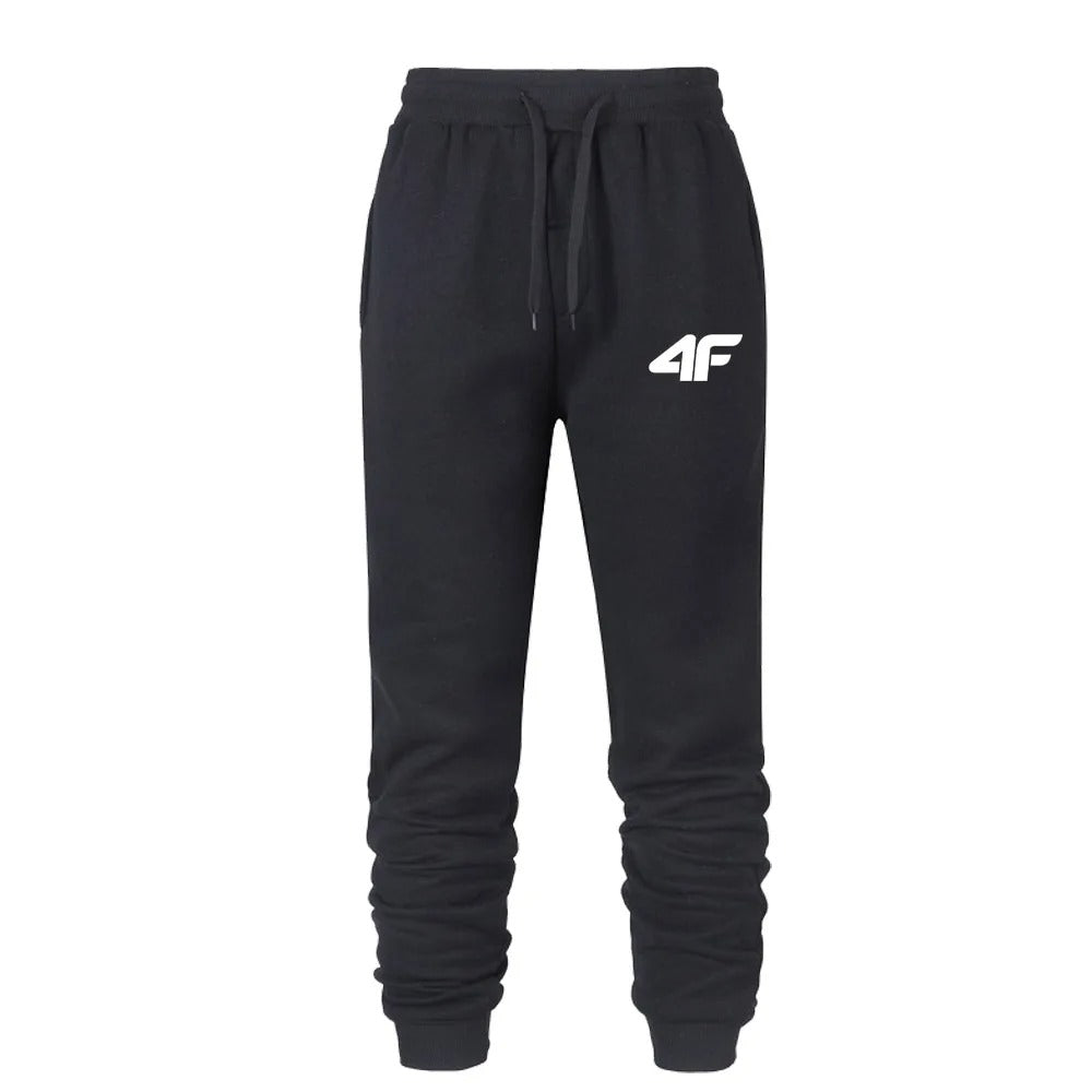 Heren fitness joggingbroek met print