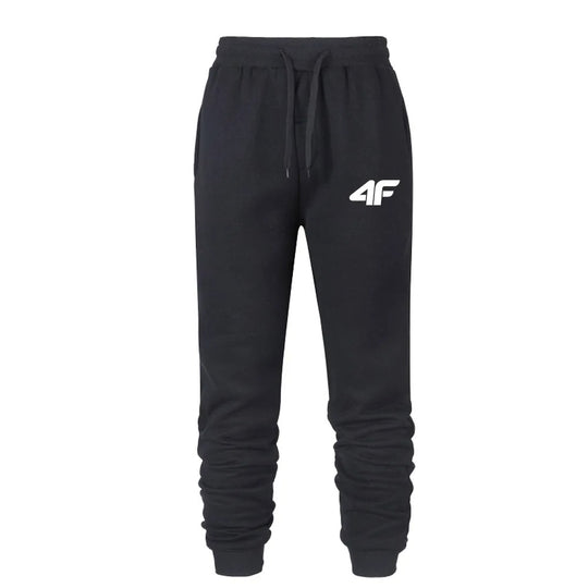 Heren fitness joggingbroek met print