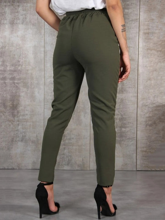 Slanke chiffon stijl damesbroek