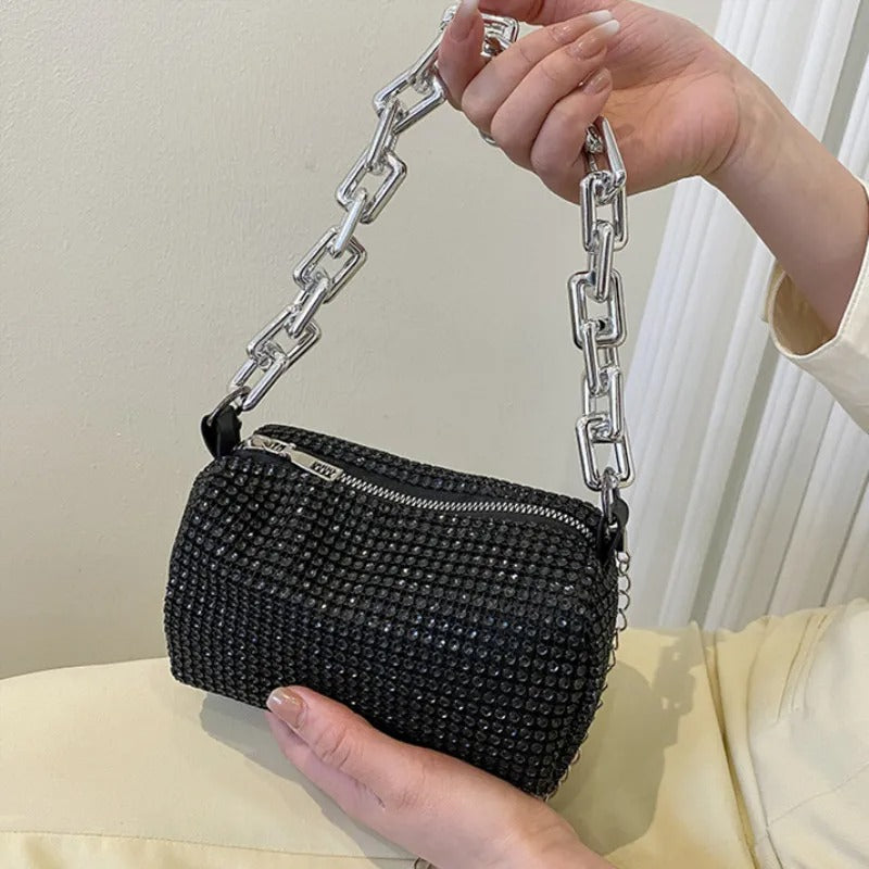 Allover Strass Bucket Bag