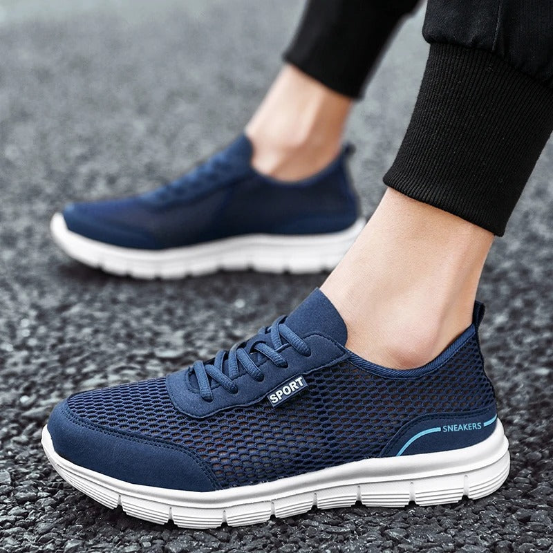 Lichtgewicht mesh sneakers voor heren