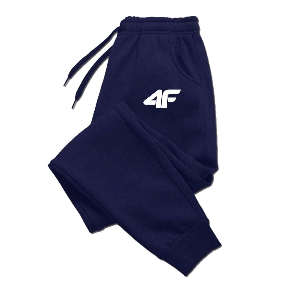 Heren fitness joggingbroek met print