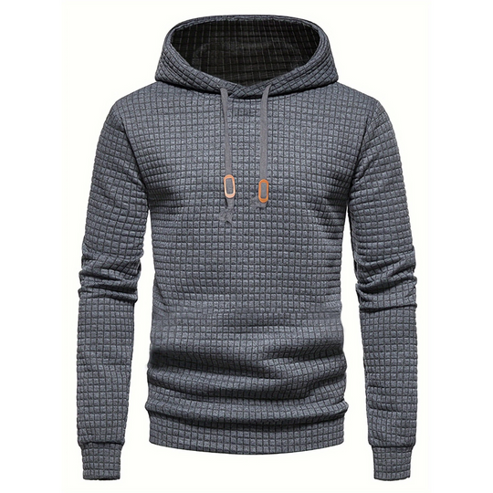 Herenhoodies met patchwork en trekkoord