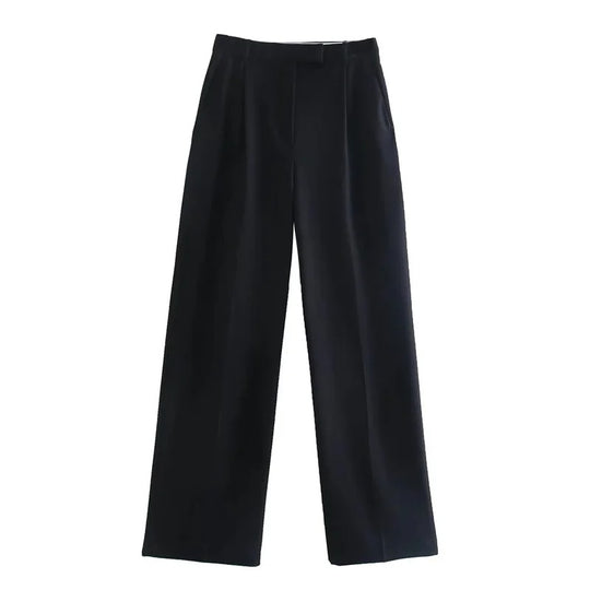 Baggy broek met hoge taille voor dames