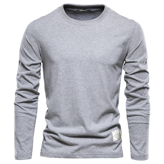 Herenklassiek T-shirt met lange mouwen