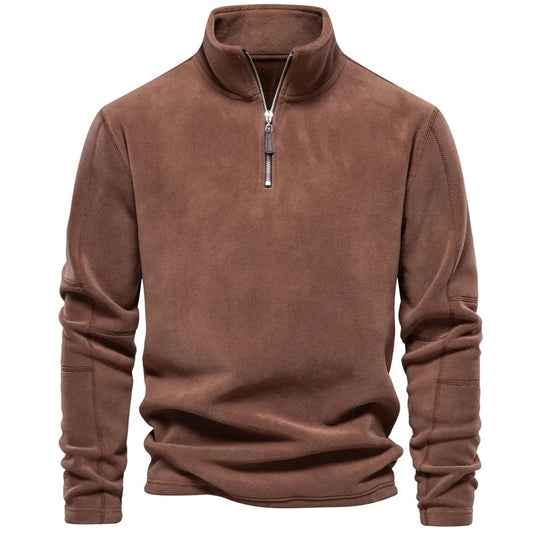 Warme fleece trui voor heren