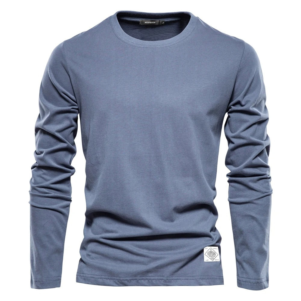 Herenklassiek T-shirt met lange mouwen