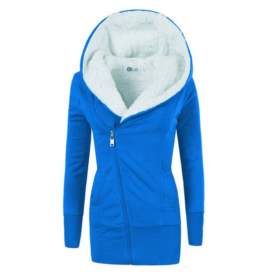 Fleecevest met capuchon voor dames