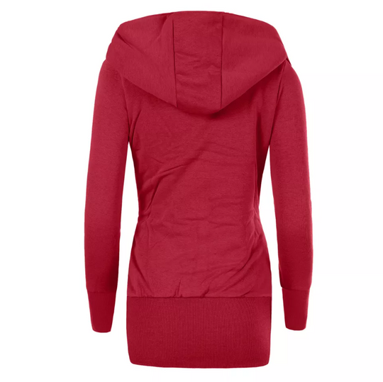 Fleecevest met capuchon voor dames