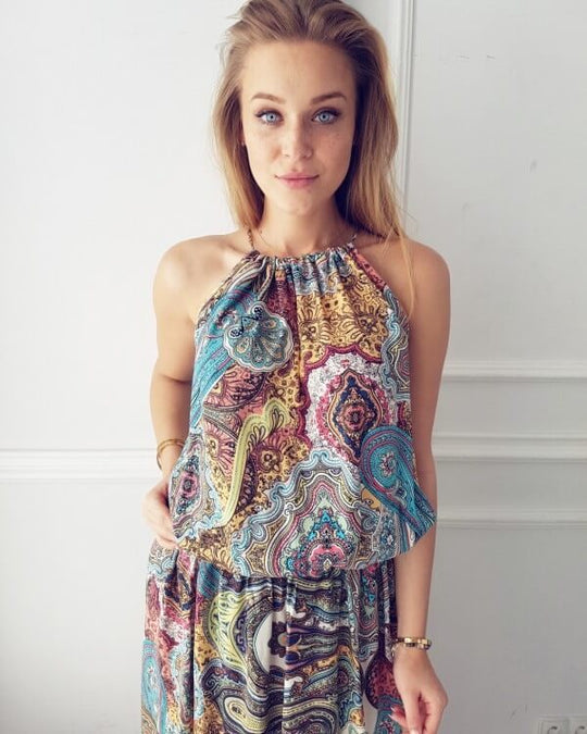 Bloemen Halter Jurk Belleza