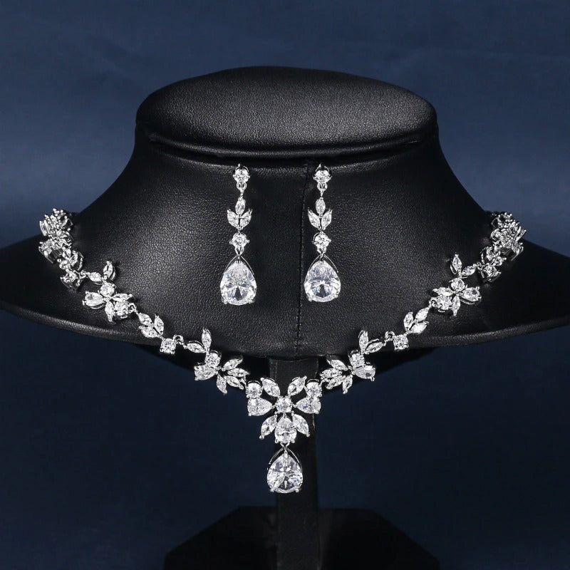 Dames Kristallen Juwelen Set