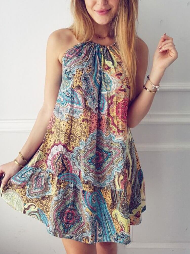 Bloemen Halter Jurk Belleza