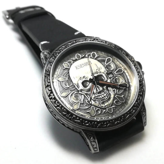 Schedel Gezicht Horloge Belleza