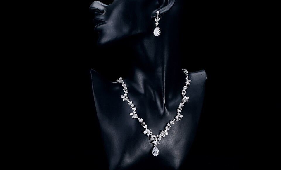 Dames Kristallen Juwelen Set