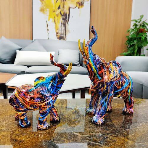 Kunst Olifant Decoratie