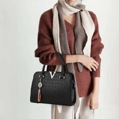Krokodillen Leren Tas Belleza